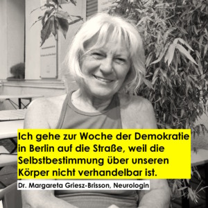 Margareta Griesz-Brisson Woche der Demokratie